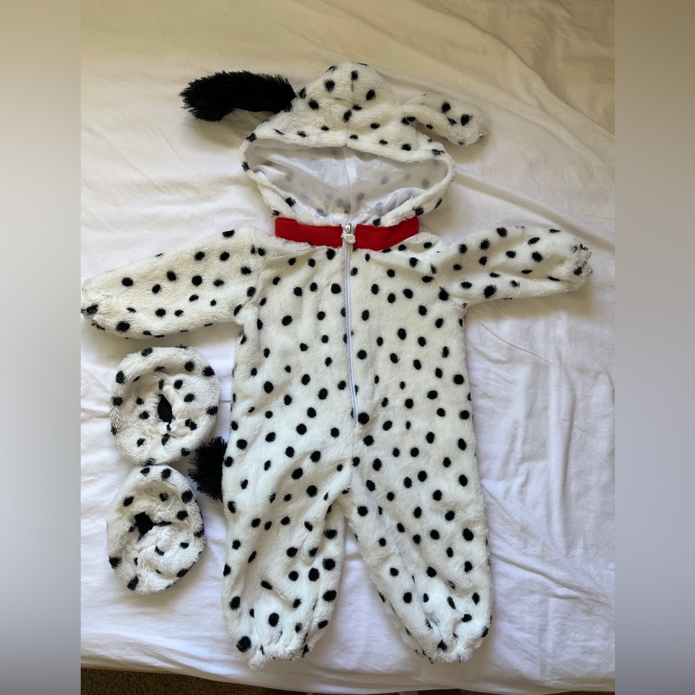Dalmatian baby costume, 12M